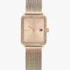 21.3MM Crystal Accent Square Dial Watch