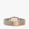 21.3MM Crystal Accent Square Dial Watch