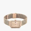 21.3MM Crystal Accent Square Dial Watch
