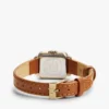 24MM Leather Strap Dress Watch