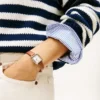 24MM Leather Strap Dress Watch
