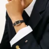 24MM Leather Strap Dress Watch
