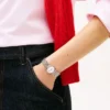 25MM Oval Crystal Accent Link Watch 25MM Oval Crystal Accent Link Watch