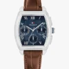 36MM Leather Strap Multifunction Watch