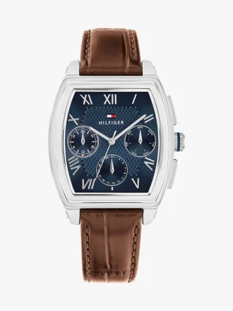 36MM Leather Strap Multifunction Watch