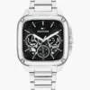 37MM Rectangle Skeleton Dial Sport Watch