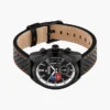 40MM Leather Strap Chronograph Watch