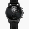 40MM Leather Strap Dress Watch