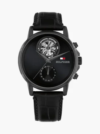 40MM Leather Strap Dress Watch