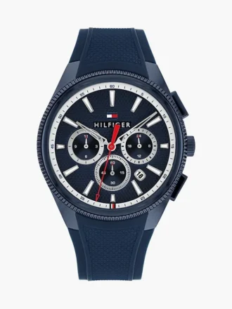 43MM Silicone Strap Dual-Time Watch