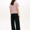 Abstract Floral Print Stripe T-Shirt Abstract Floral Print Stripe T-Shirt
