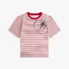 Abstract Floral Print Stripe T-Shirt Abstract Floral Print Stripe T-Shirt