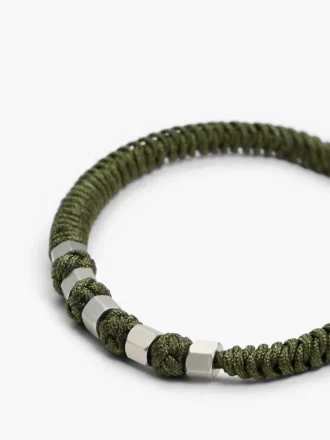 Adjustable Braided Nylon Bracelet