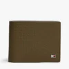 Allover Flag Logo Leather Bifold Wallet Allover Flag Logo Leather Bifold Wallet