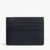 Allover Flag Logo Leather Card Holder Allover Flag Logo Leather Card Holder