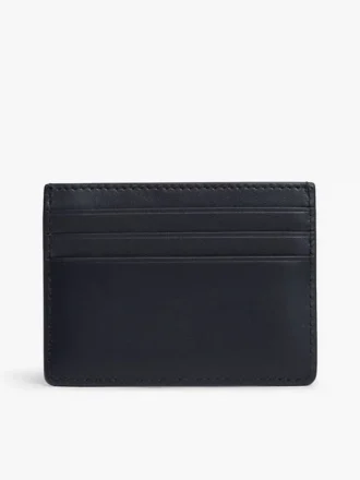 Allover Flag Logo Leather Card Holder