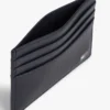 Allover Flag Logo Leather Card Holder Allover Flag Logo Leather Card Holder