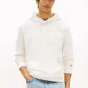 Allover Flag Logo Velour Jacquard Hoodie