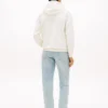 Allover Flag Logo Velour Jacquard Hoodie