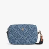 Allover Flag Print Denim Crossbody Bag Allover Flag Print Denim Crossbody Bag