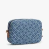 Allover Flag Print Denim Crossbody Bag Allover Flag Print Denim Crossbody Bag