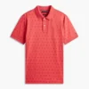 Allover Flag Print Interlock Polo Allover Flag Print Interlock Polo