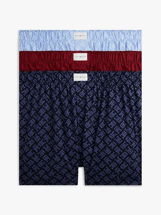 Allover Monogram Woven Boxer 3-Pack Allover Monogram Woven Boxer 3-Pack