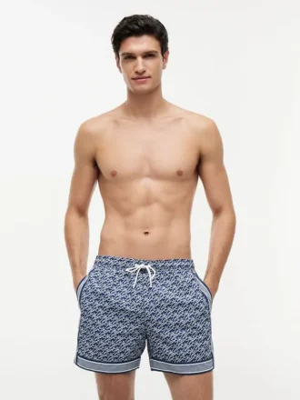 Allover Scrip Monogram 5″ Swim Trunk