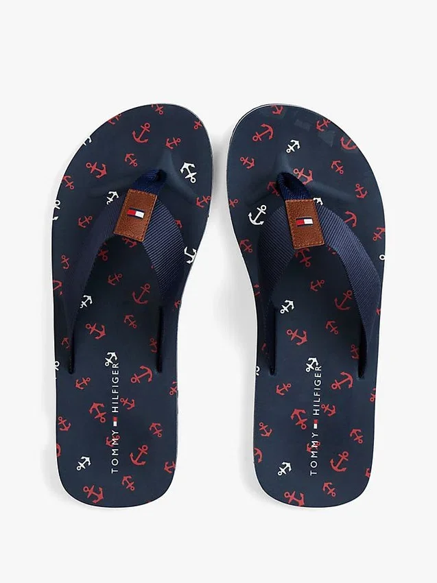 Anchor Print Flip-Flop Anchor Print Flip-Flop