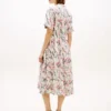 Animal Print Linen Midi Shirtdress Animal Print Linen Midi Shirtdress