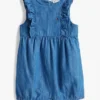 Babies’ Chambray Ruffle Shortall