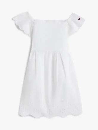 Babies’ Embroidered Eyelet Dress Set