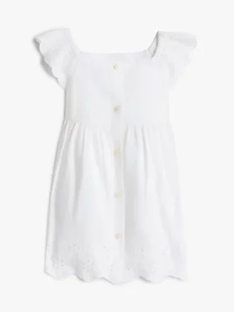 Babies’ Embroidered Eyelet Dress Set