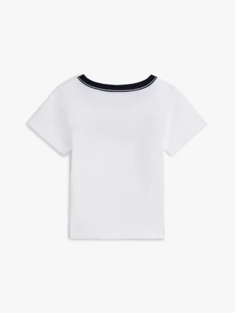 Babies’ Flag Stripe Logo Ringer T-Shirt