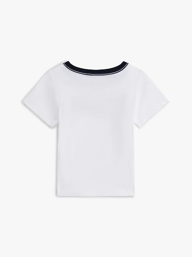 Babies’ Flag Stripe Logo Ringer T-Shirt Babies’ Flag Stripe Logo Ringer T-Shirt