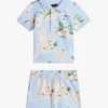 Babies’ Floral Print Polo & Short Set