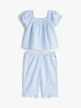Babies’ Gingham Top & Pant Set