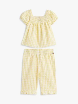 Babies’ Gingham Top & Pant Set