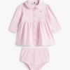 Babies’ Long-Sleeve Stretch Polo Dress Babies’ Long-Sleeve Stretch Polo Dress