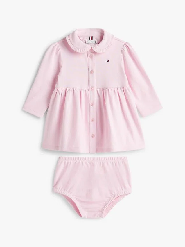 Babies’ Long-Sleeve Stretch Polo Dress Babies’ Long-Sleeve Stretch Polo Dress
