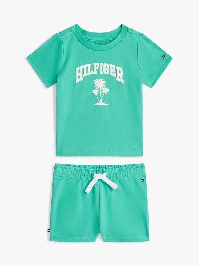 Babies’ Palm Logo T-Shirt & Short Set Babies’ Palm Logo T-Shirt & Short Set