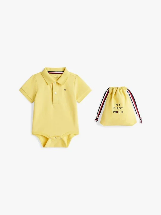 Babies’ Polo Onesie and Gift Bag Babies’ Polo Onesie and Gift Bag