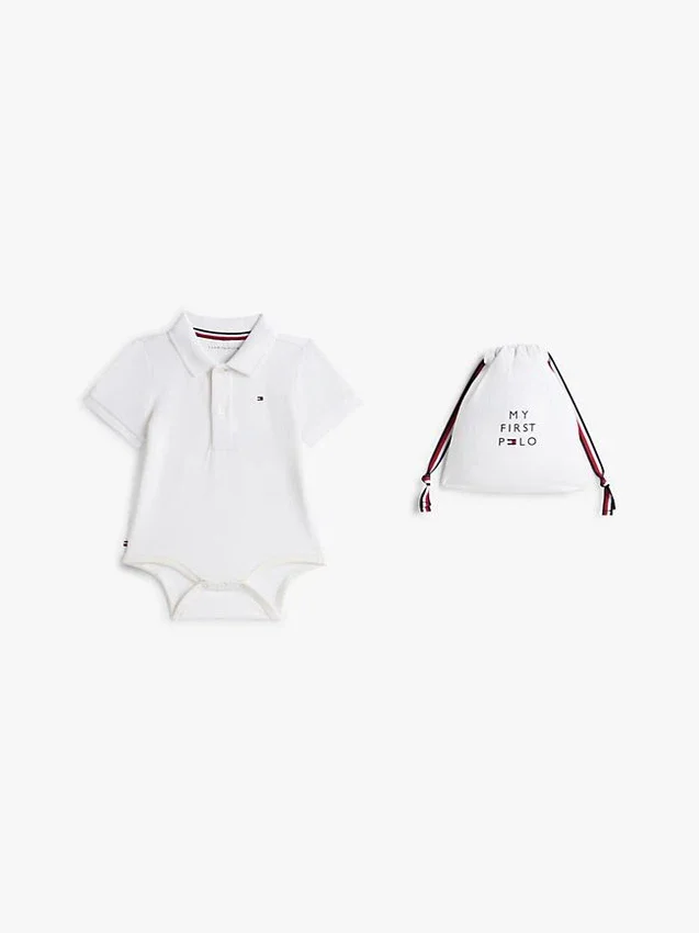 Babies’ Polo Onesie and Gift Bag Babies’ Polo Onesie and Gift Bag
