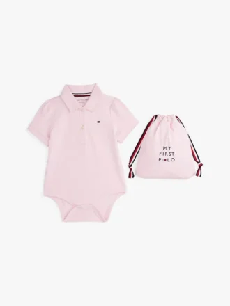 Babies’ Polo Onesie and Gift Bag