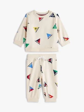 Babies’ Sailing Flag Top & Pant Set