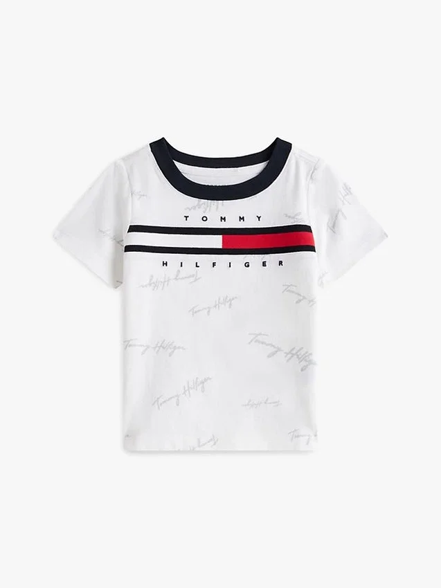 Babies’ Signature Flag Stripe Logo T-Shirt Babies’ Signature Flag Stripe Logo T-Shirt