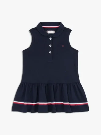 Babies’ Sleeveless Stretch Polo Dress