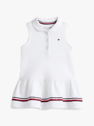 Babies’ Sleeveless Stretch Polo Dress