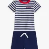 Babies’ Striped T-Shirt & Short Set