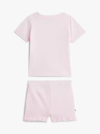 Babies’ Tommy Logo T-Shirt & Short Set